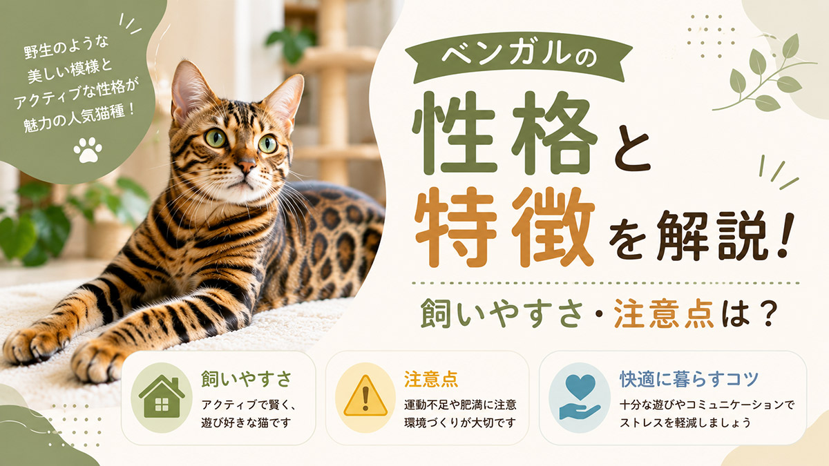 ベンガルの性格と特徴