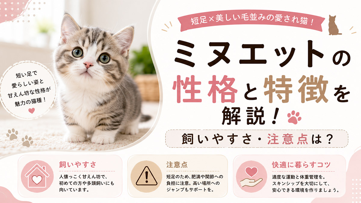 ミヌエットの性格と特徴