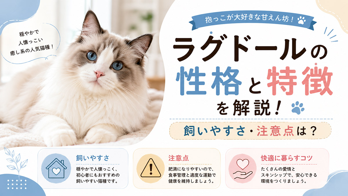 ラグドールの性格と特徴