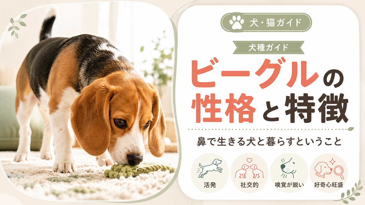 ビーグルの性格と特徴