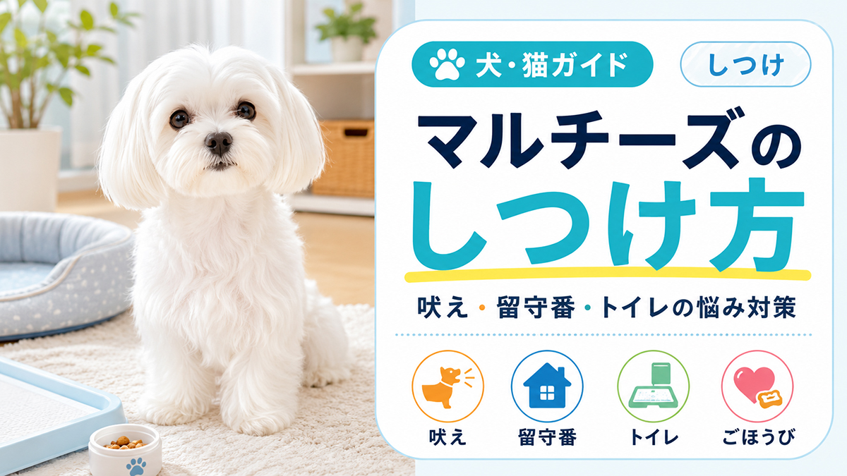 マルチーズのしつけ方